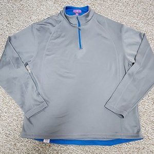 Mens Aristo 18 Eighteen Merino Wool 1/4 Zip Pullover Sweater XL